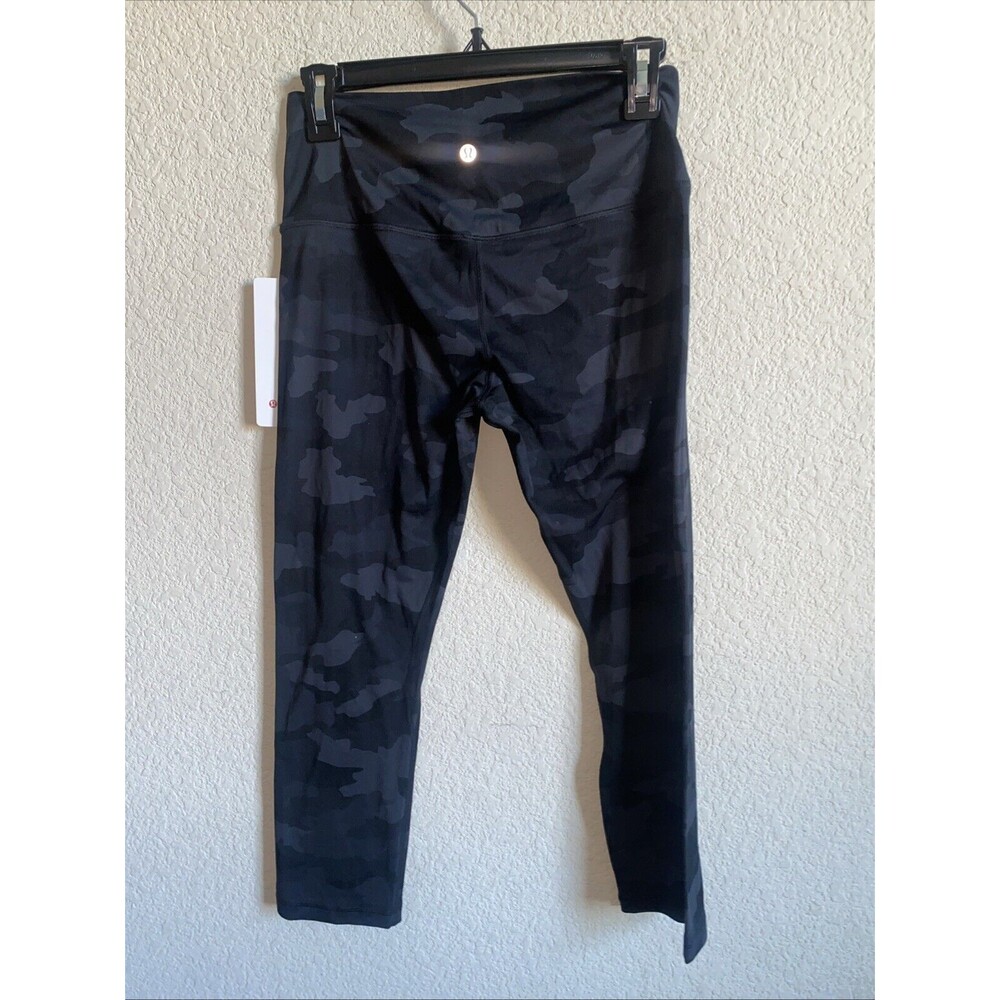 New Lululemon Align High Rise Crop 21" Camo 10 Yoga Gym Nulu Leggings Athleisure - Picture 6 of 8